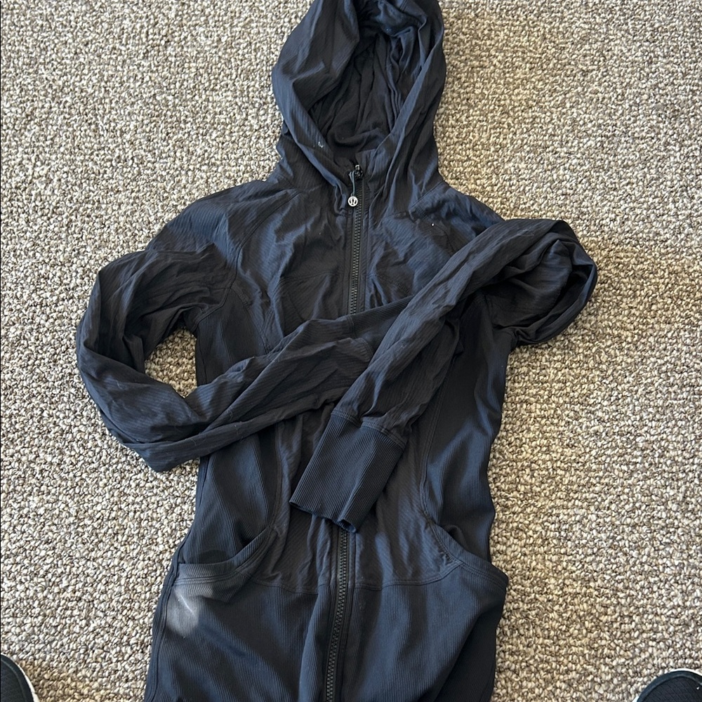 Lululemon Dance Studio Jacket 4 Black Hoodie Coat Yoga
